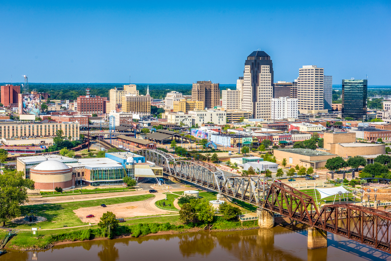 Panoramic Image of Shreveport, LA